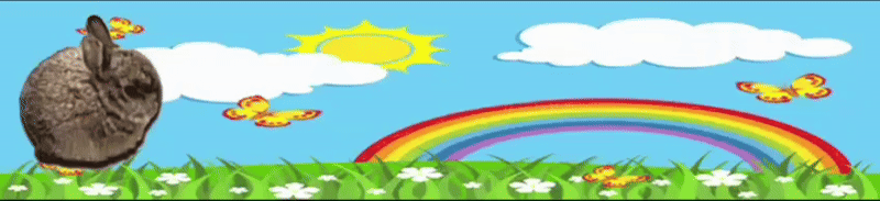 Rainbow Bun Animation